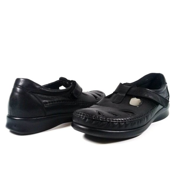 SAS Women's Roamer T-Strap Leather Slip-on Loafer - Picture 5 of 11